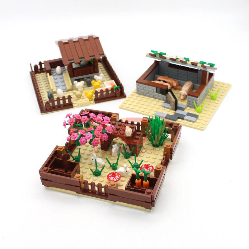 Urban Farming For Kids - MOC Urban farm Building Blocks for