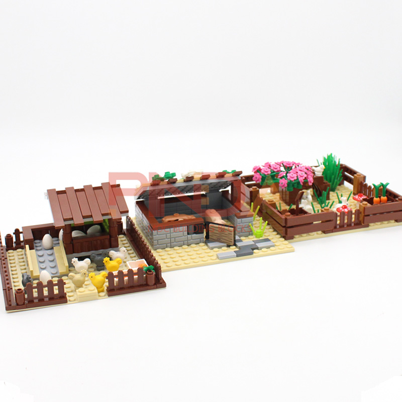 MOC Urban farm Building Blocks - Urban Farming For Kids 评论和价格