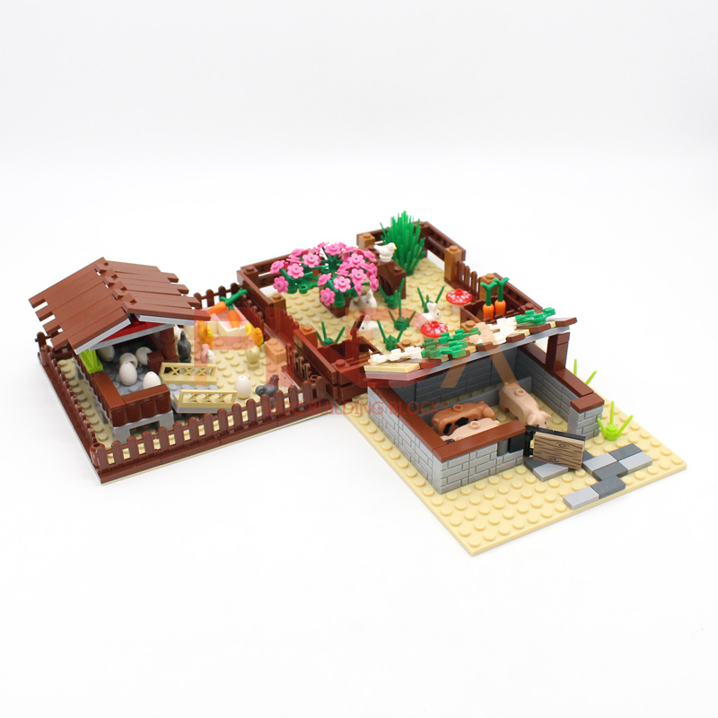 MOC Urban farm Building Blocks - Urban Farming For Kids 评论和价格