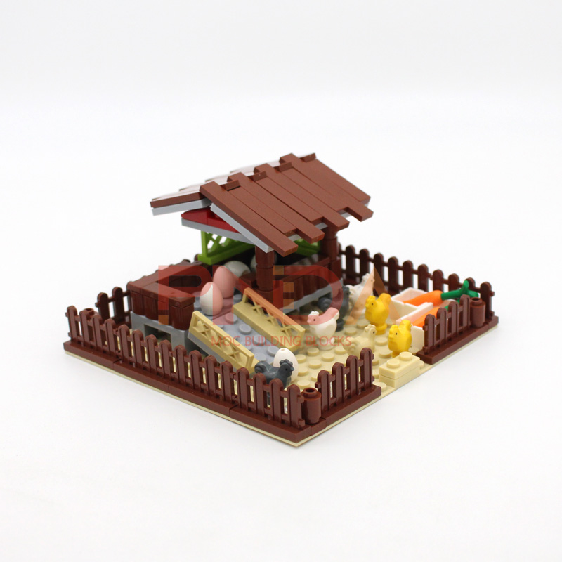 MOC Urban farm Building Blocks - Urban Farming For Kids 评论和价格